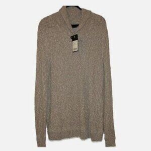 Rag & Bone Khaki Alturas Shawl Pullover Sweater